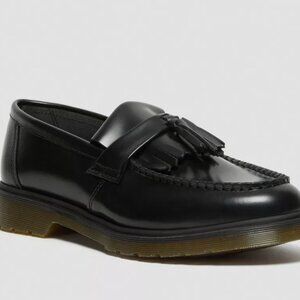 Dr Martens Adrian Smooth Leather Tassel Loafers - black - size 36